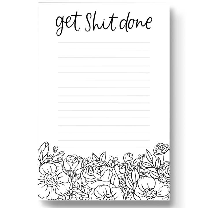 Elyse Breanne Design - Wholesale Notepad - Get Shit Done Extra Large Post-It® Notes 4x6 in.