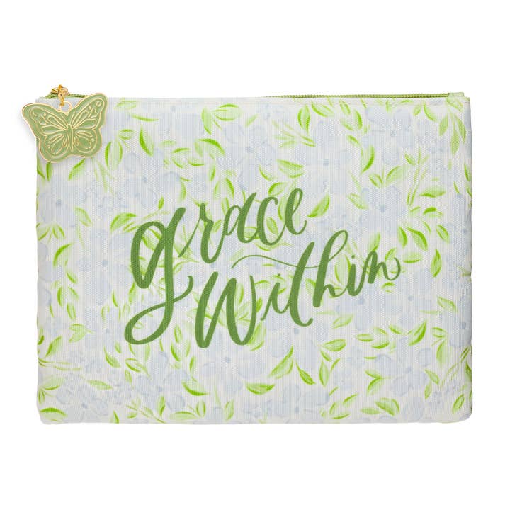 Faith Collection Pouch Grace Within 10x7.5 for wholesale by Eccolo