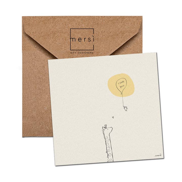 C78 - Greeting card - birthday card - handmade in Italy for wholesale by mersì gift designers