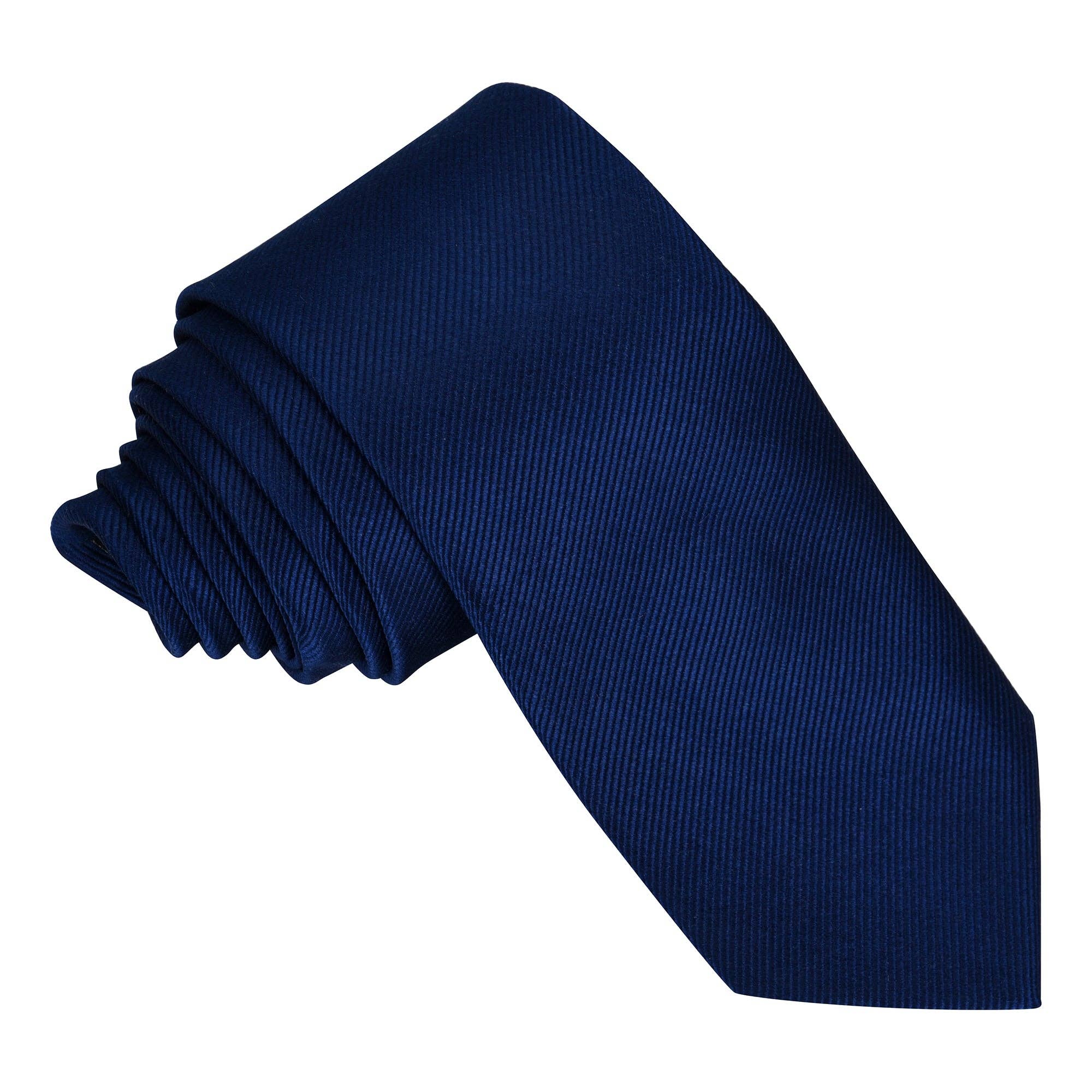 No Cold Feet - Wholesale Necktie - Men's - Navy Blue Silk Ties1