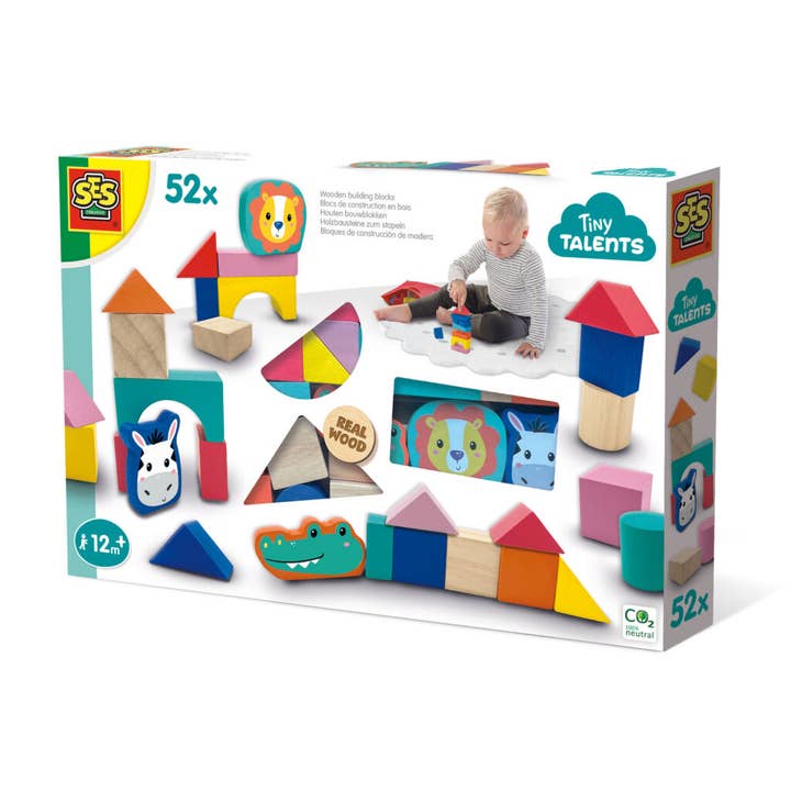 Wooden building blocks for wholesale by Robbie Toys Ltd
