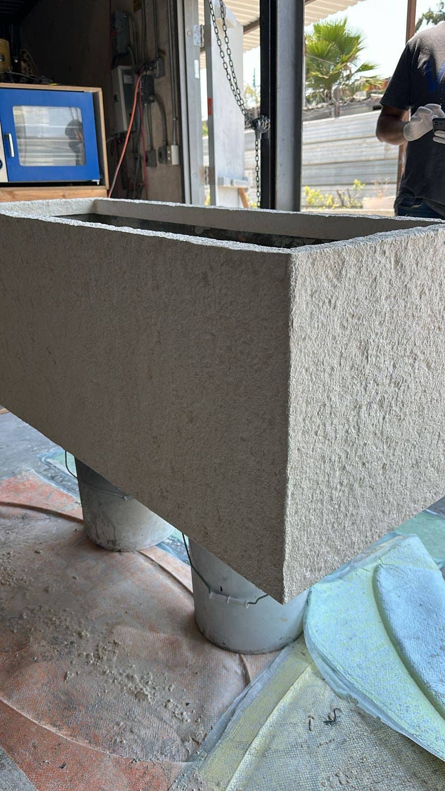 Tikal Composite Designs - Wholesale Planter Box - Faux Stone Planter - Custom Sizes Available5