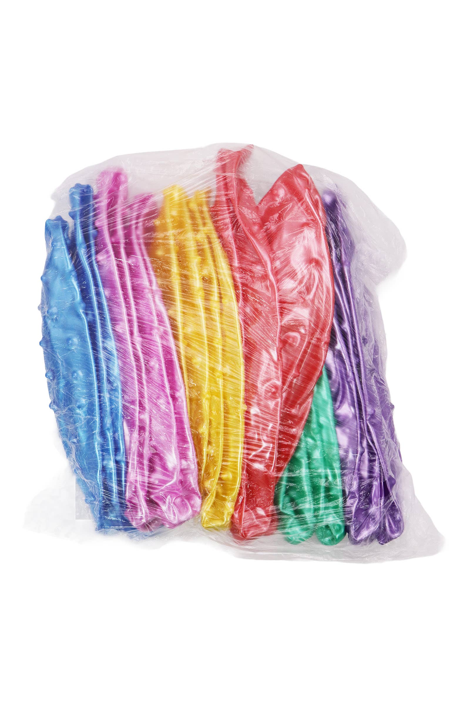 ASSORTED 7.5 Inch Spiky Bouncy Knobby Balls - Deflated for wholesale on Faire2