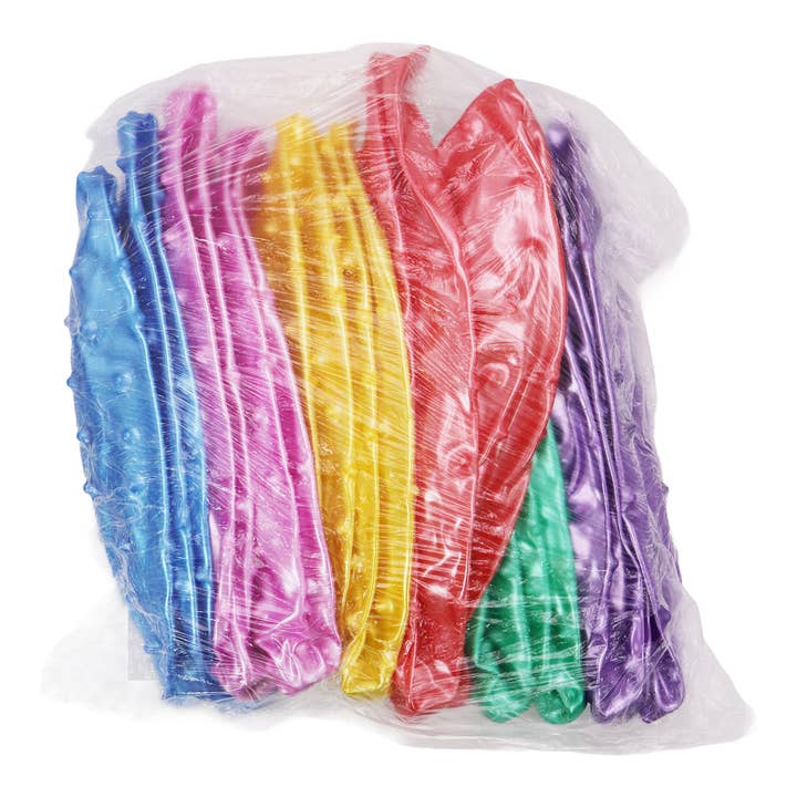 ASSORTED 7.5 Inch Spiky Bouncy Knobby Balls - Deflated for wholesale on Faire2