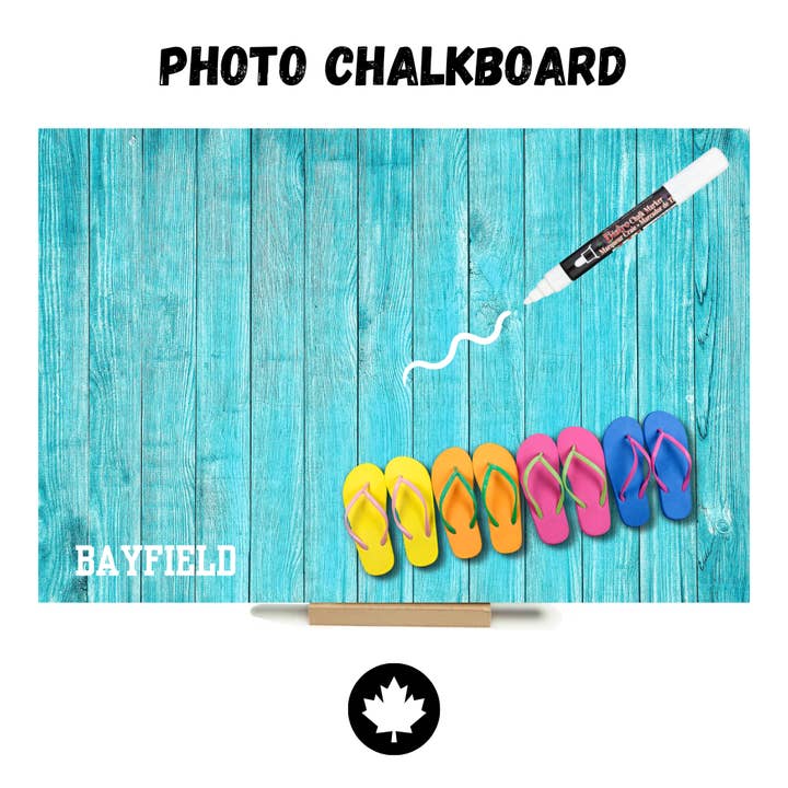 JEANNIE B - Wholesale Chalkboard - Custom Photo Chalkboard - Jeannie B Photo Chalkboard