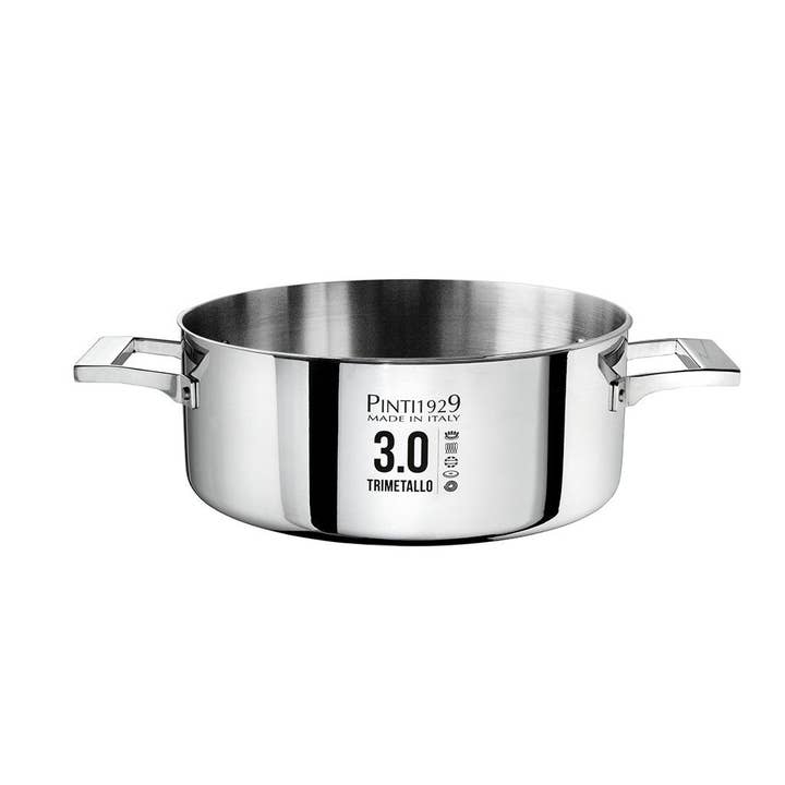 3.0” Half-deep trimetal saucepan for wholesale by Pintinox