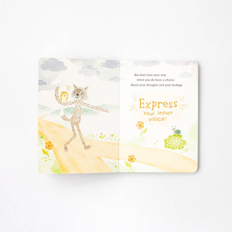 Slumberkins Inc. - Wholesale Stuffed/Plush Toy - Kids & Baby - Lynx's Self Expression Plush Snuggler Set - with 2 books!5