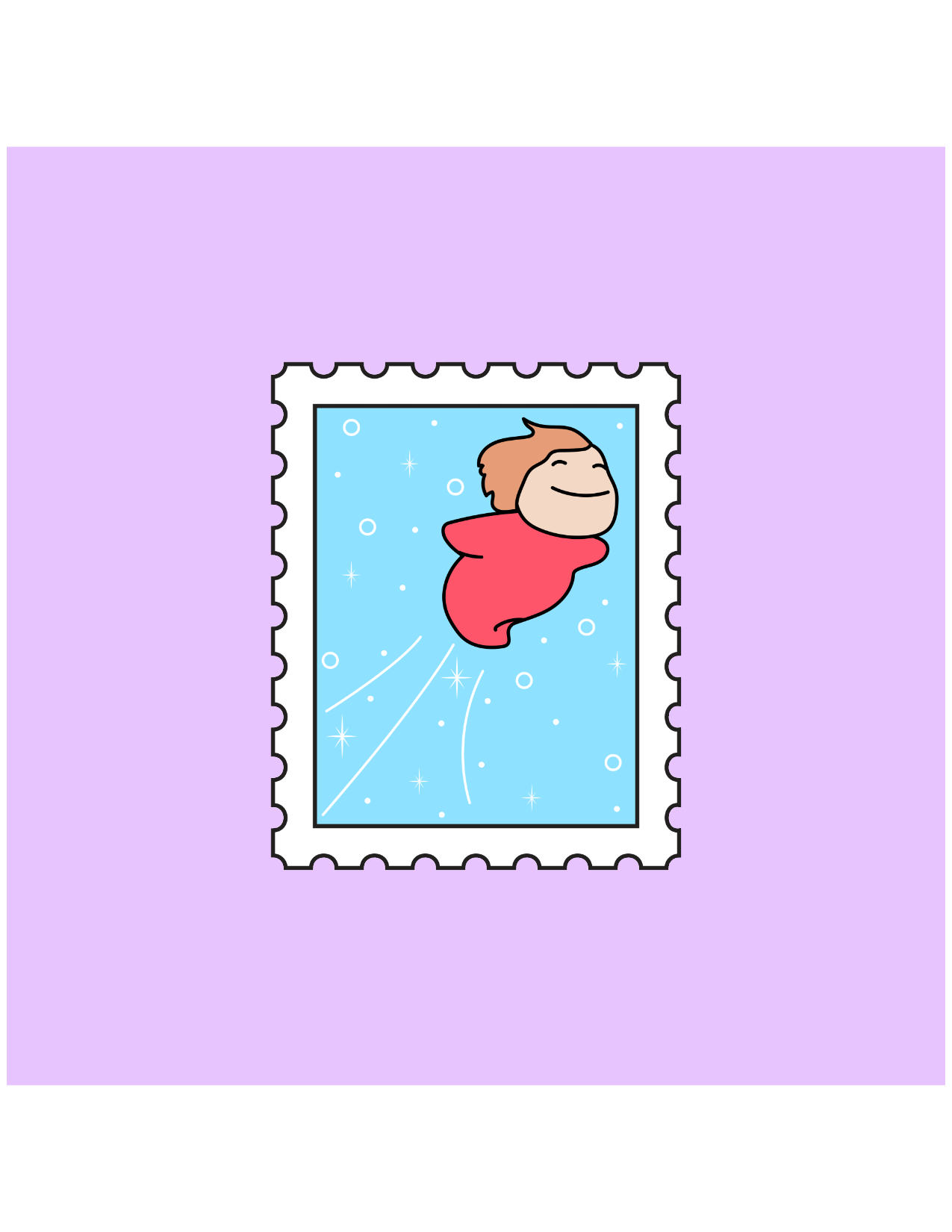 Shadows of Sunshine - Wholesale Sticker - Ponyo Stamp Sticker0