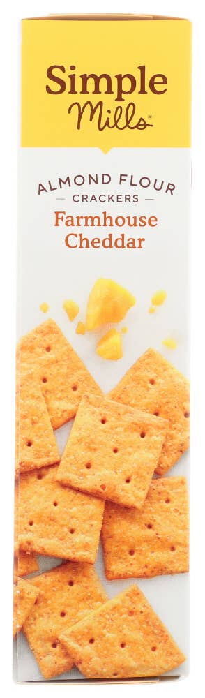 KeHE Distributors, LLC - Wholesale Crackers - Simple Mills Crackers Almond Flour Sharp Cheddar 4.25 oz2