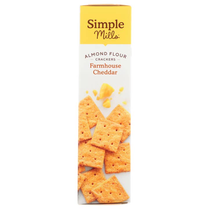 KeHE Distributors, LLC - Wholesale Crackers - Simple Mills Crackers Almond Flour Sharp Cheddar 4.25 oz2