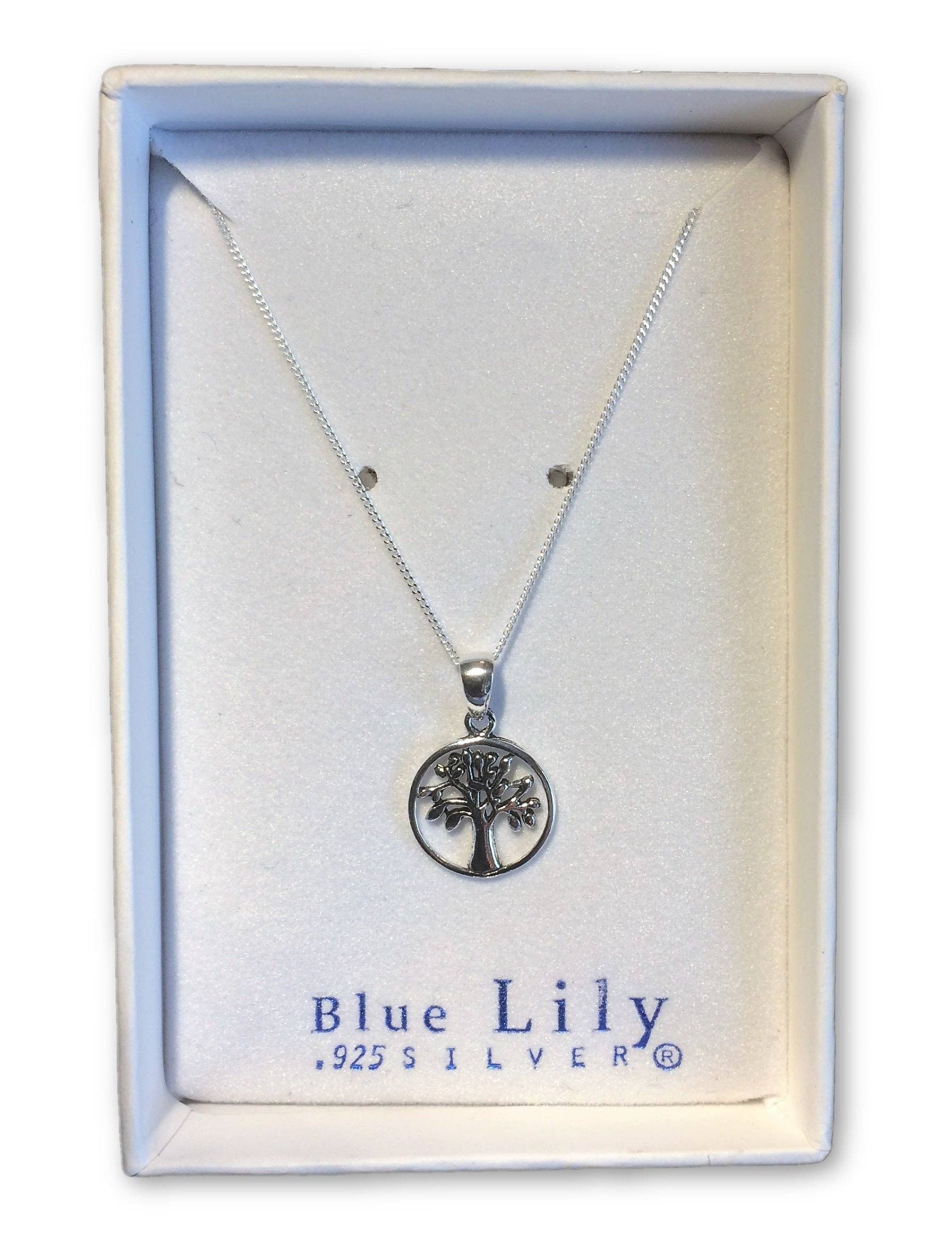 Bluelily925silver - Wholesale Pendant/Charm Necklace - P486BC-Tree Of Life 925 silver pendant1
