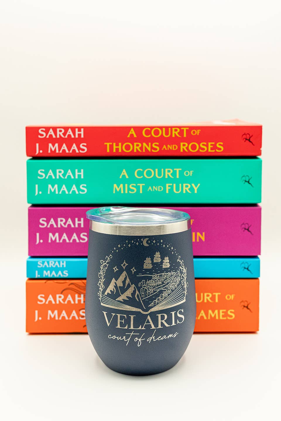 zoo&roo - Wholesale Insulated Mug/Tumbler - Velaris wine tumbler | ACOTAR wine tumbler | SJM licensed1