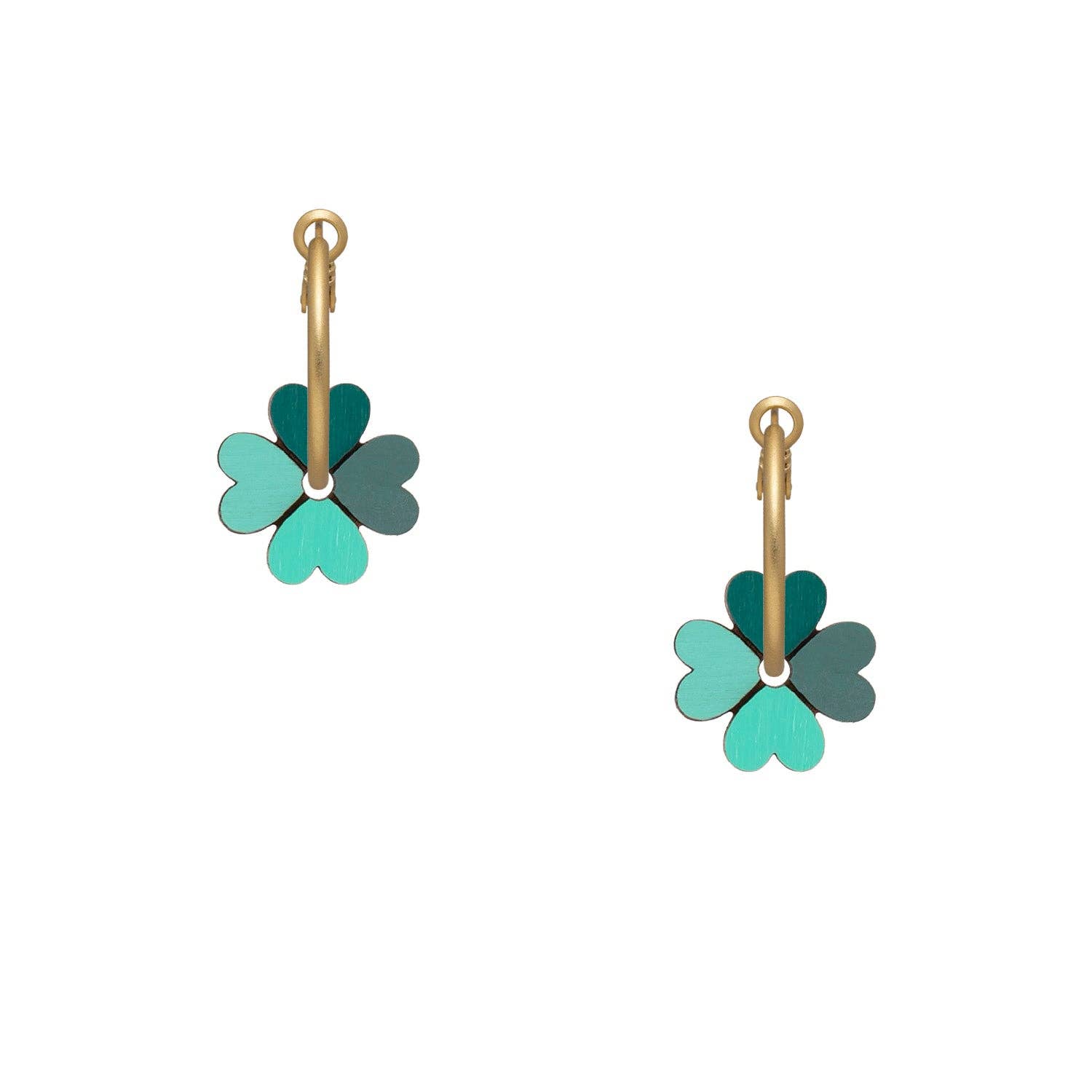 Materia Rica - Wholesale Dangle Earrings - Lucky Clover Earrings1