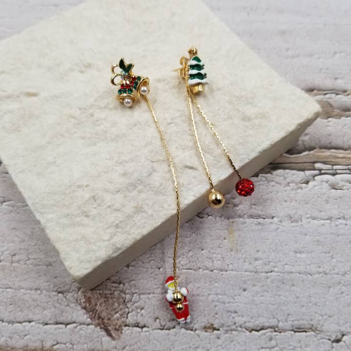 Bell & Christmas Tree Tassel Earrings and other Purchase Wholesale gold tassels. Free Returns & Net 60 Terms on Faire trending on Faire.