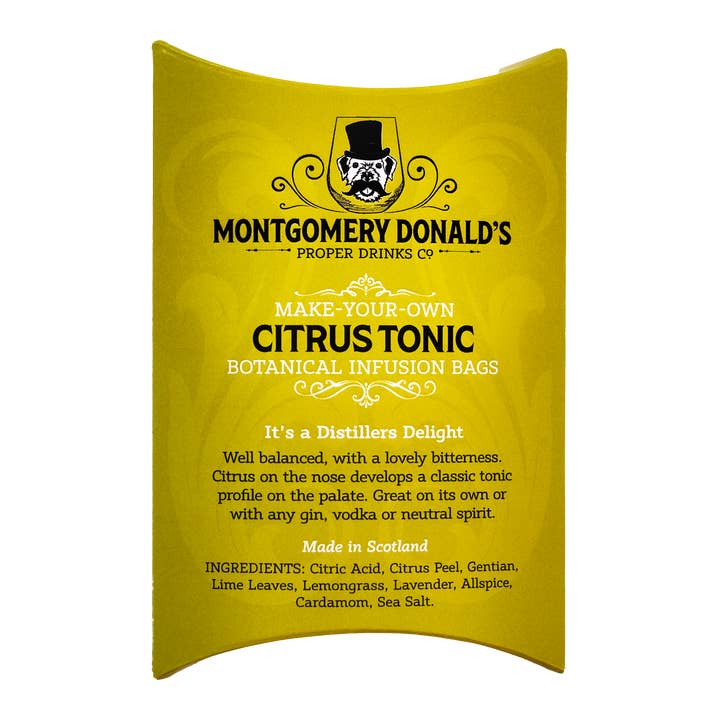 Citrus Tonic for wholesale by Montgomery Donald's Proper Drinks Co.