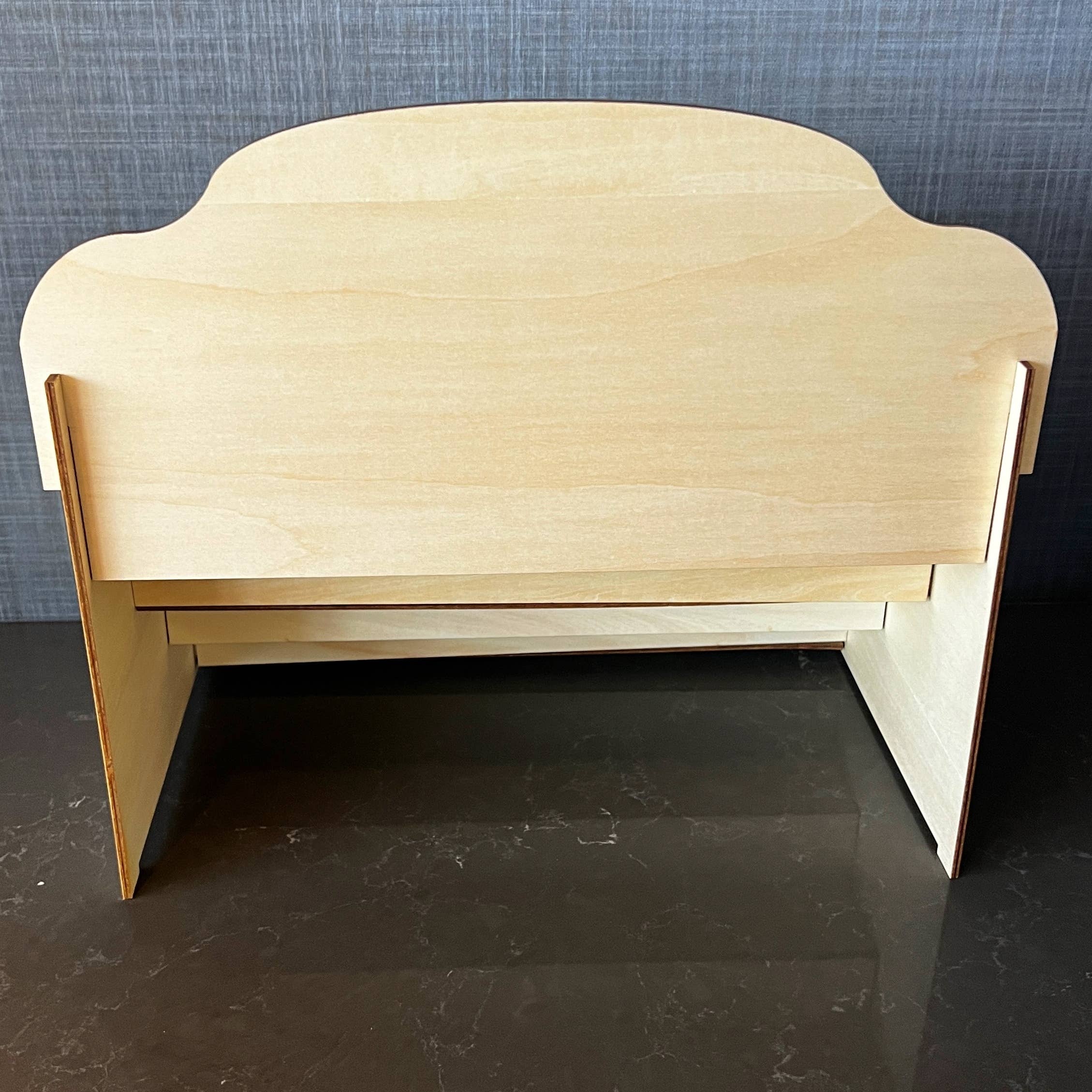 Big Moods - Wholesale Retailer Display - Paper & Novelty - 4 Tier Wooden Greeting Card Display Rack (Holds 12 Designs)2