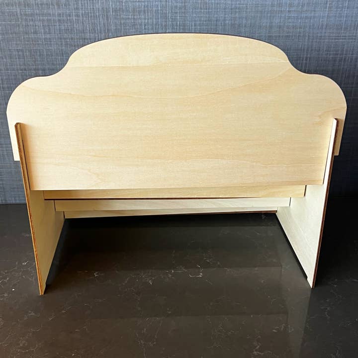 Big Moods - Wholesale Retailer Display - Paper & Novelty - 4 Tier Wooden Greeting Card Display Rack (Holds 12 Designs)2