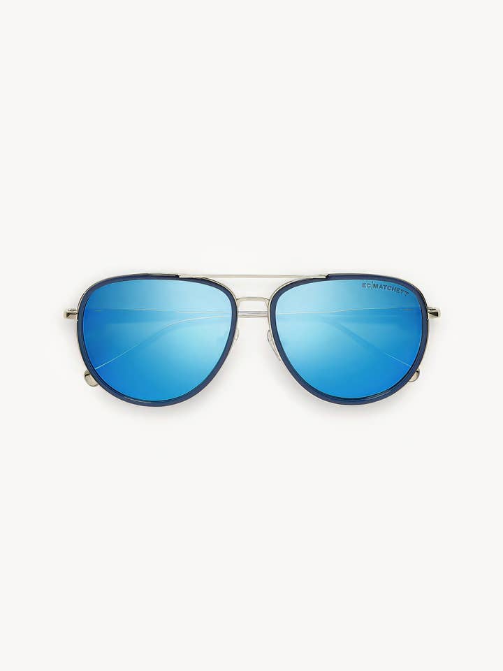 Grover Solbriller i Sølvblå for engroshandel hos MACHETE