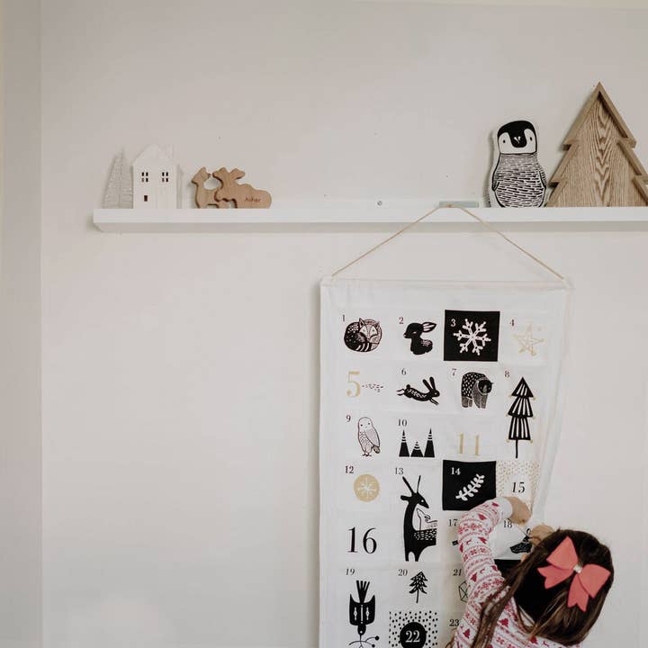 Wee Gallery – wholesale Adventskalender – 24 Pocket Christmas Adventskalender - Vinterdjur