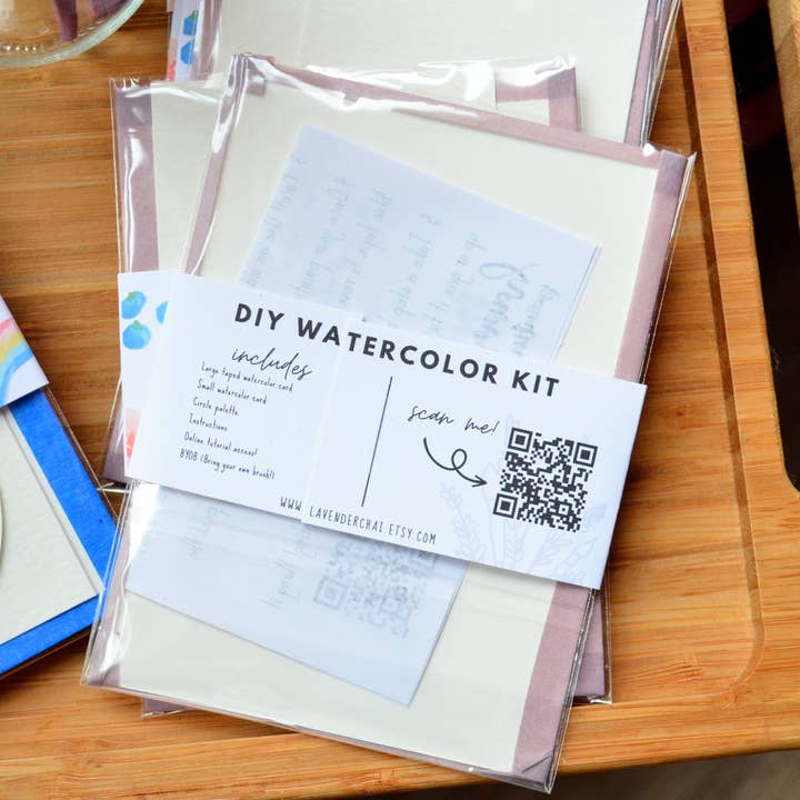 Lavender Chai Co. - Wholesale DIY craft kit - DIY Watercolor Painting Kit2
