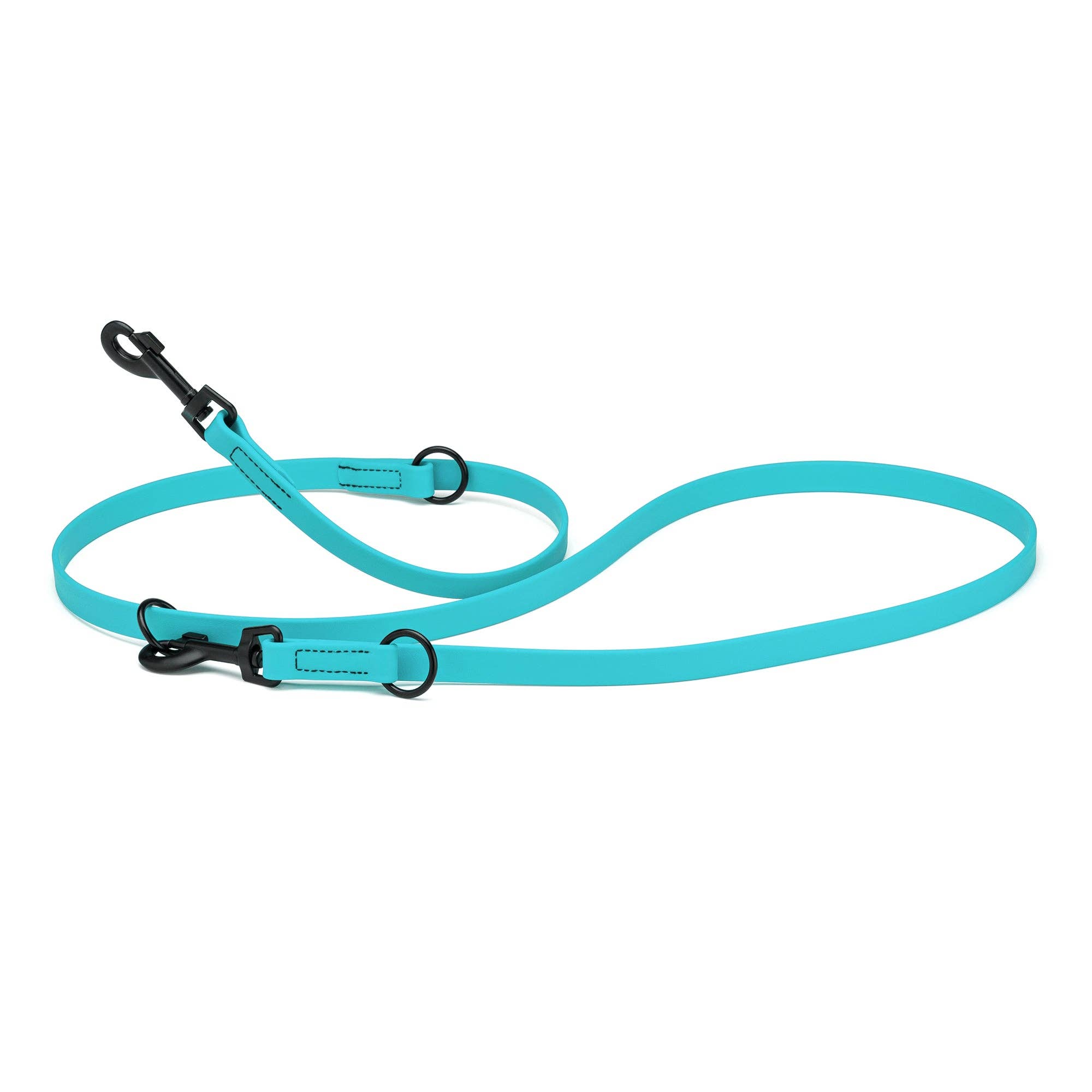 Dogline – wholesale Pet leash – Dog – Biothane Adjustable Multi-Purpose Dog Leash with Black Hardware, 7FT2