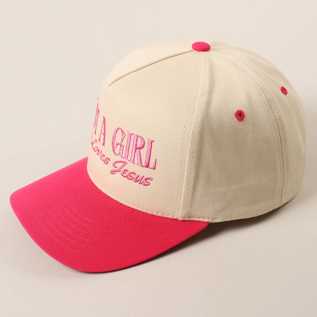 Fashion City - Wholesale Trucker Hat - Women's - Just A Girl Who Loves Jesus Embroidery Trucker Hat13