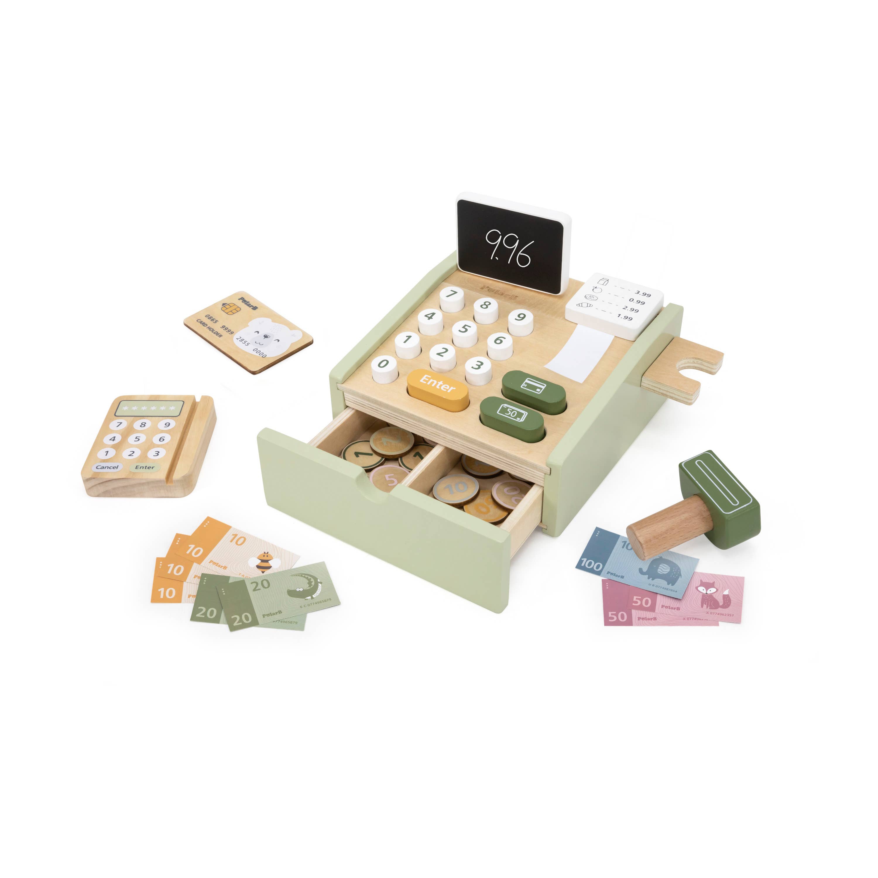 Viga/PolarB - Wholesale Wood Toy - Kids - Wooden cash register0