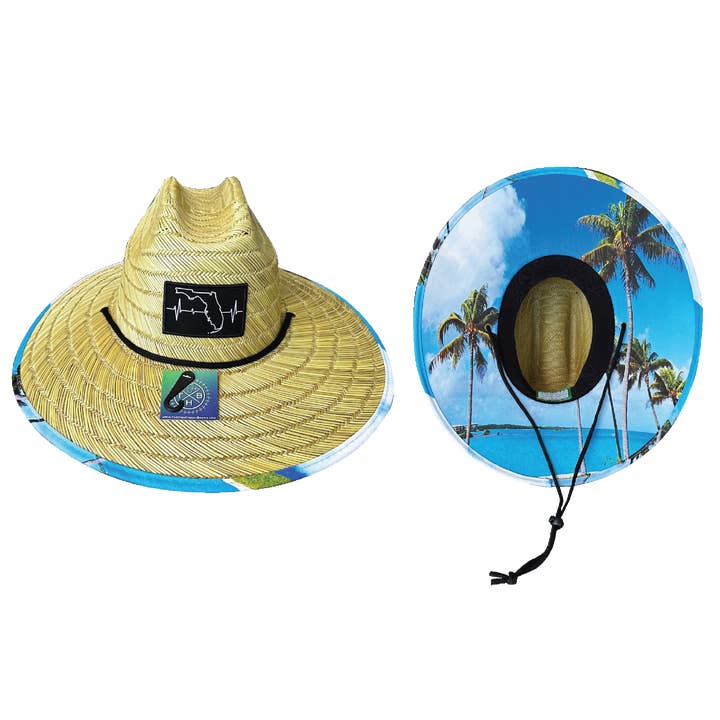 Florida Straw | Sun Hat | Palms for wholesale by The Heartbeat Brand