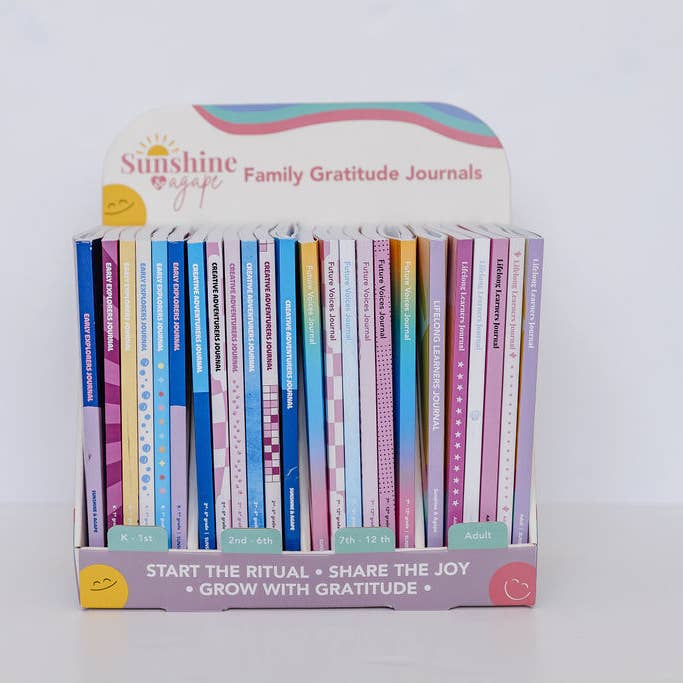 Sunshine & Agape - Wholesale Journal/Diary - Disco Cowgirl Family Gratitude Journal Line-Full Collection 13