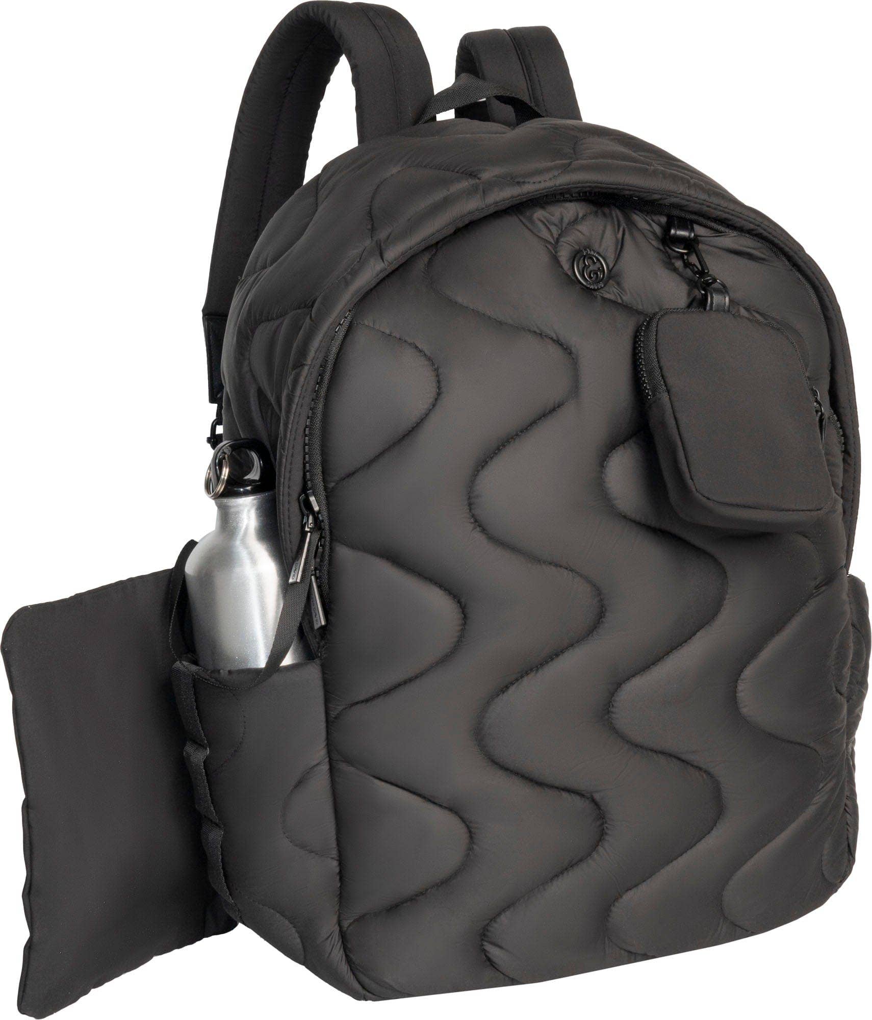 Magid - Wholesale Backpack - Women's - Joan & David Wave Quilted Puffer Nylon 18 Inch Workbook Backpack18