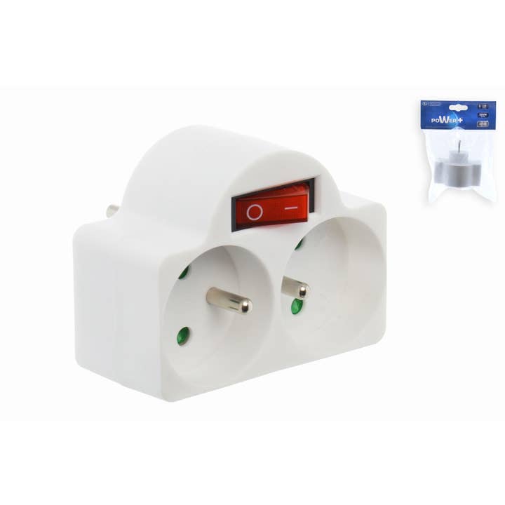 Biplite Com Interruptor 2 x 16A por atacado de CP INTERNATIONAL