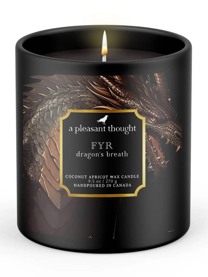 FYR | DRAGON'S BREATH | RAVEN CANDLE for wholesale by A Pleasant Thought