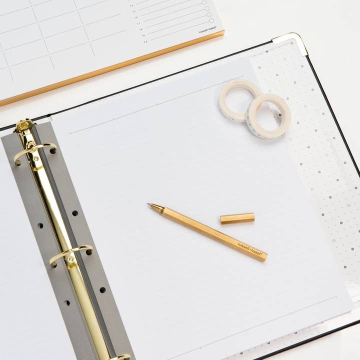 russell+hazel - Wholesale Binder - Signature 3 Ring Binder - Vegan Leather3