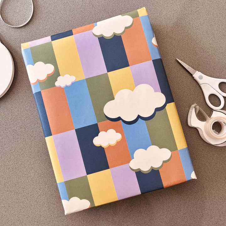 Katiebird Prints - Wholesale Wrapping Paper Roll - Wanderlust Retro Eco-Friendly Colorful Gift Wrap9