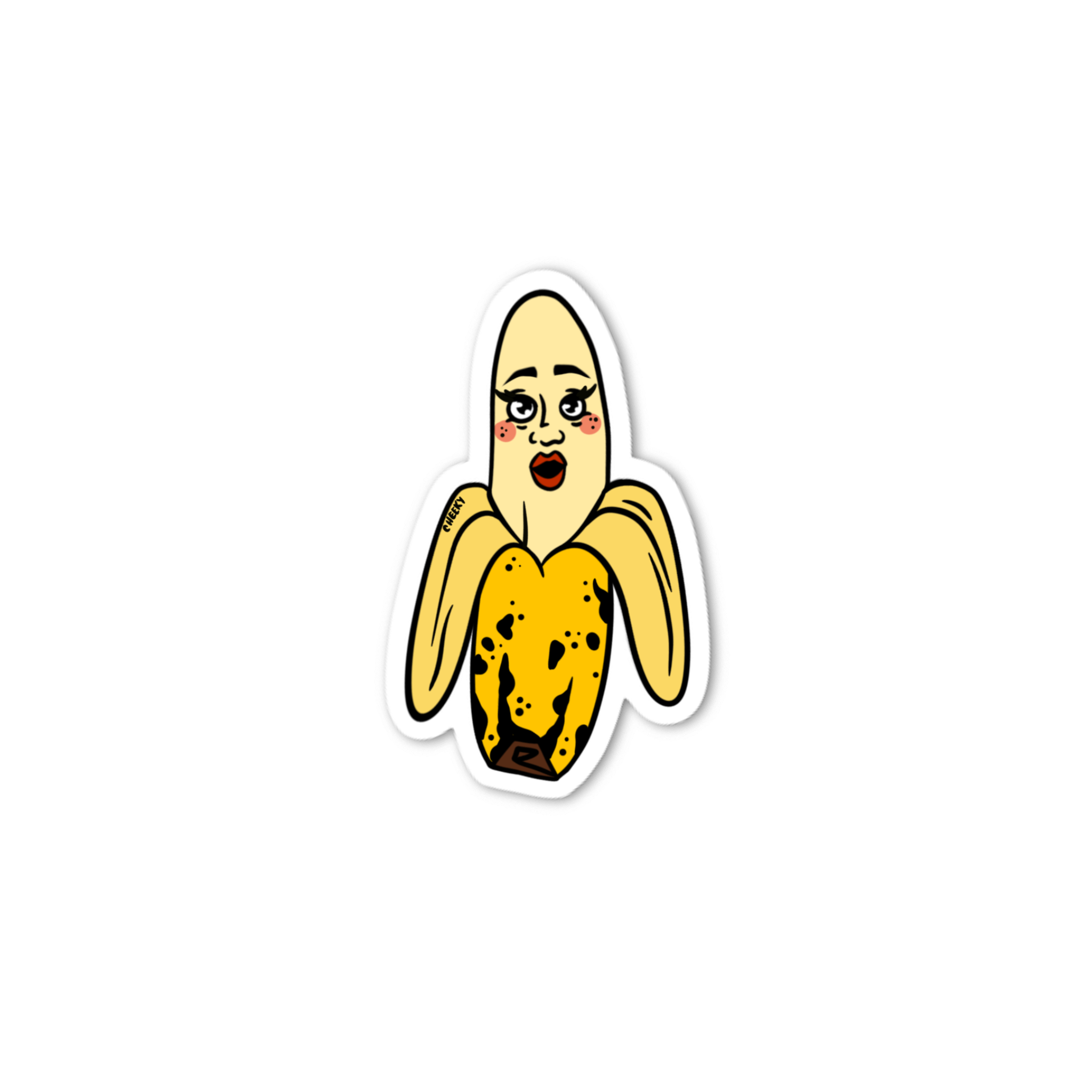 Cheeky Art Studio - Wholesale Sticker - Surprised Nanner Vinyl Sticker4