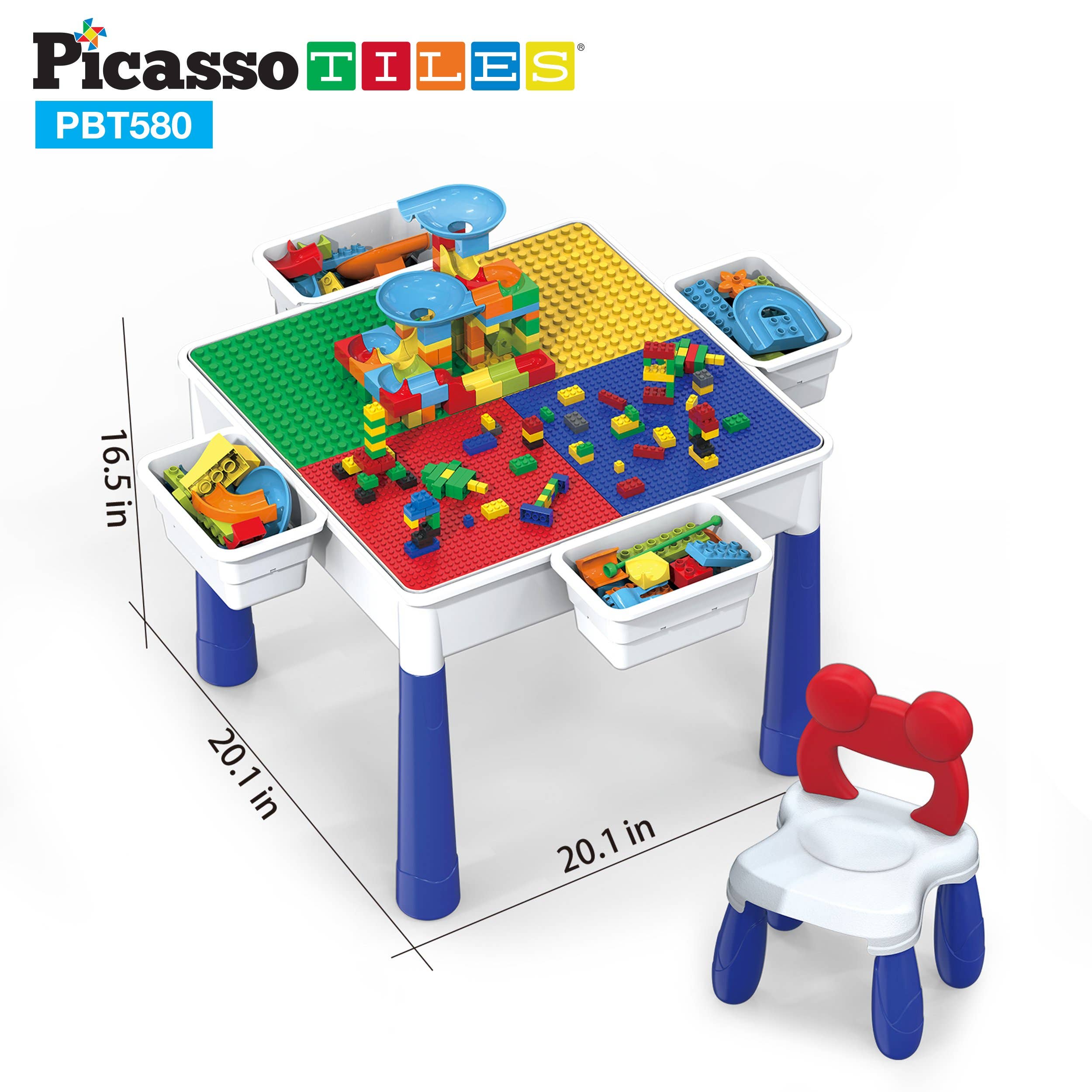 PicassoTiles - Wholesale Toy Set - Kids - PicassoTiles Large All-in-One Activity Center8