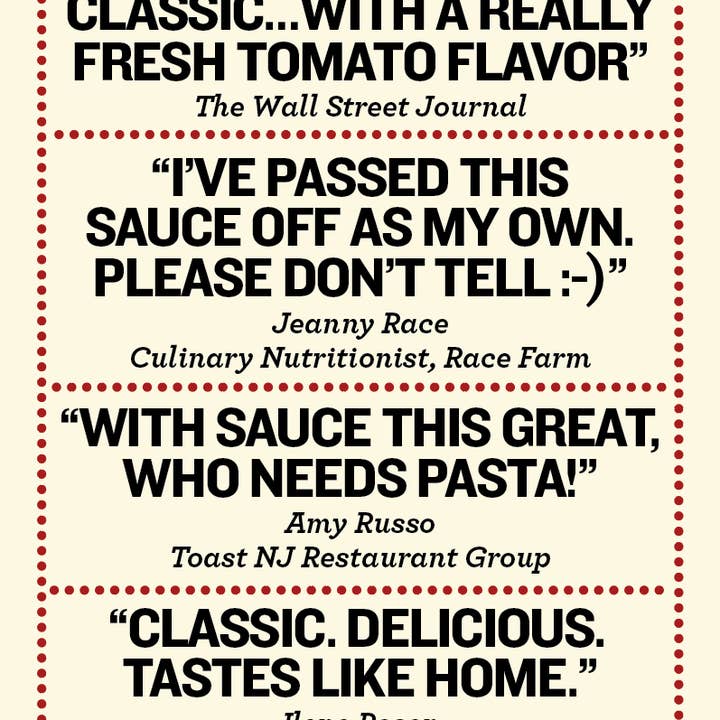 Hoboken Farms - Wholesale Pasta Sauce - Hoboken Farms Basil Marinara 6 Pack