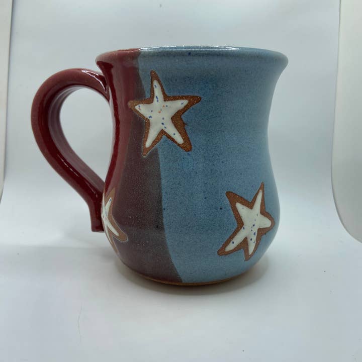 MudWorks Pottery - Wholesale Coffee Mug - Folk Stars Mug2