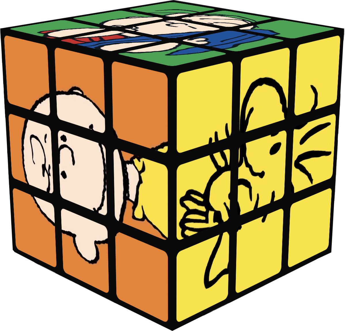 Brand Partners Group - Wholesale Puzzle - Kids - Rubik's Cube - Peanuts Classic Characters2