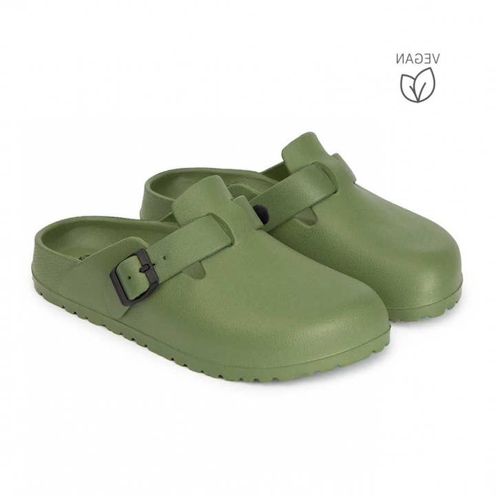 Kaki desalia. Size 36-41. Organic EVA mule clog. Wasps for wholesale by Haikon Hada (Calzame, Alster Komfort, Timoni)