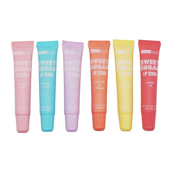 PINEAPPLE Beauty - Wholesale Lip Scrub/Polish - Beauty Treats 195 Sweet Sugar Lip Scrub - 24pc