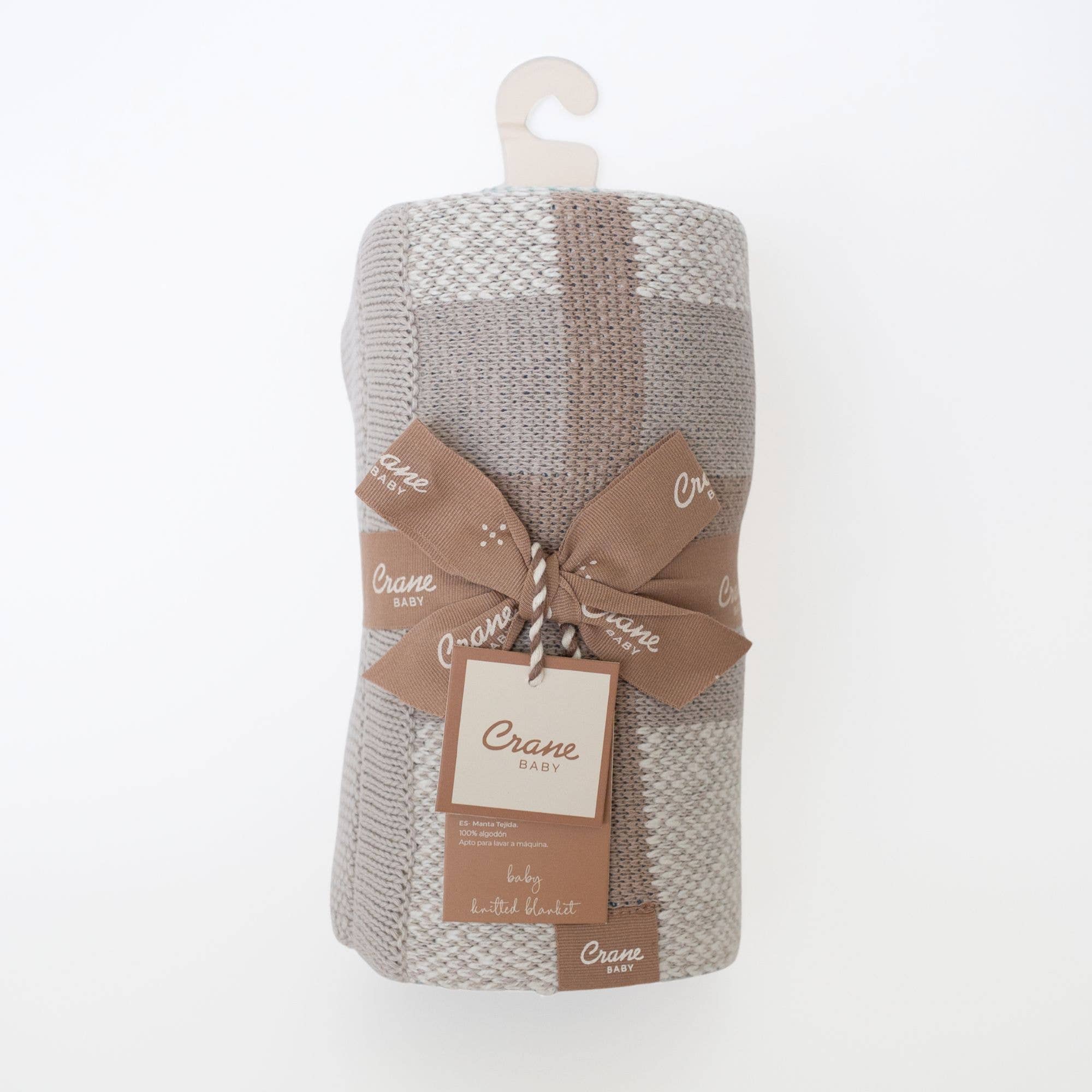 Crane Baby - Vente Couverture de lit – enfant et bébé - Plaid tricoté Charlie Farmhouse7