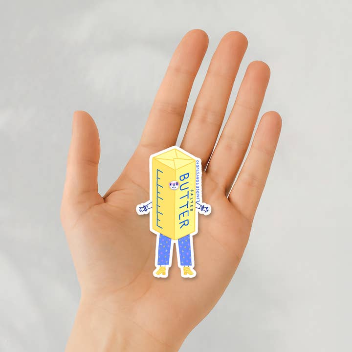 Lindsey Day Studio - Wholesale Sticker - Butter Barb Sticker, Funny Sticker, Food Sticker7