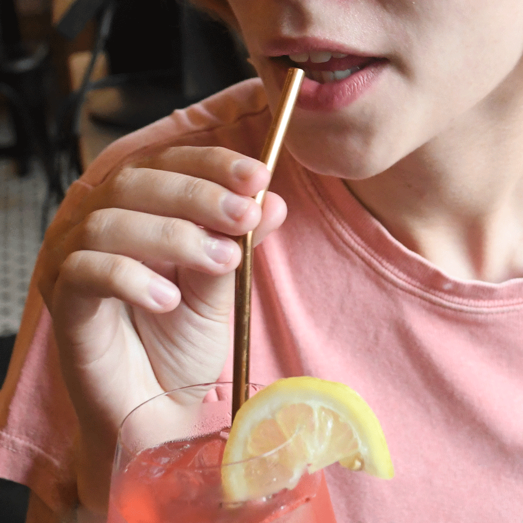 Package Free - Wholesale Drinking Straw - Stainless Steel Straw - Bent9