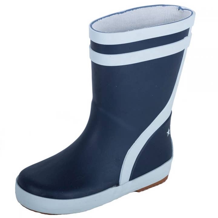 Bottes en caoutchouc naturel pour enfants - bleues pour la vente par BMS Hamburg