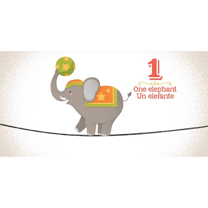 Gibbs Smith - Wholesale Book - Kids - Un Elefante: Numbers / Números - Lil' Libros