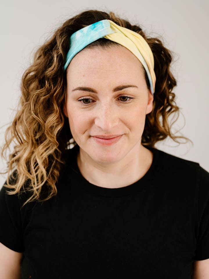 Fascia per capelli Rainbow Tie Dye - 5 stili per la vendita all'ingrosso da parte di Bizzy B Crafts