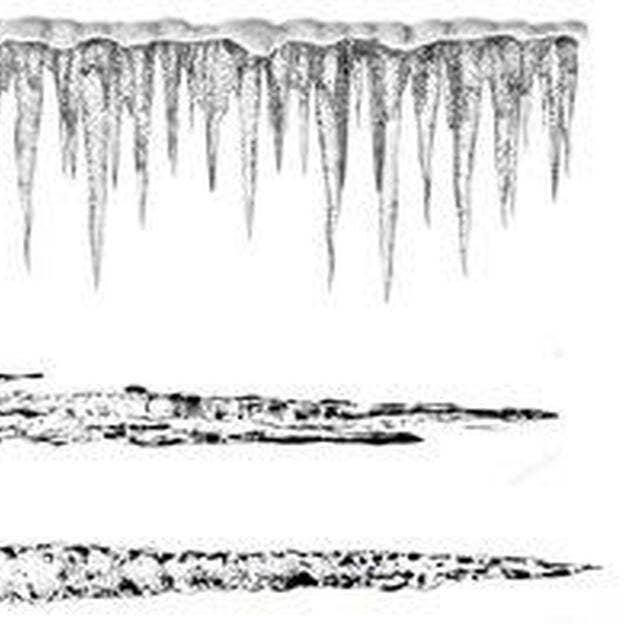 Icicles Stamp Collections - Cling Mount for wholesale by Emerald Creek Craft Supplies