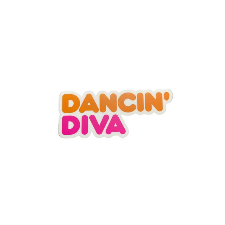 Denali & Co. - Wholesale Sticker - Dancin' Diva Sticker, 4" x 1.7"