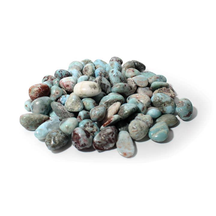 Stonebridge Imports - Vente Pierre et cristal de spiritualité - Pierres roulées de larimar0